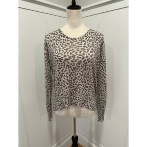 SOLD Olivaceous Leopard Print Sweater